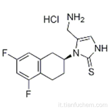 2H-imidazolo-2-tione, 5- (amminometil) -1 - [(2S) -5,7-difluoro-1,2,3,4-tetraidro-2-naftil] -1,3-diidro-, cloridrato (1: 1) CAS 170151-24-3